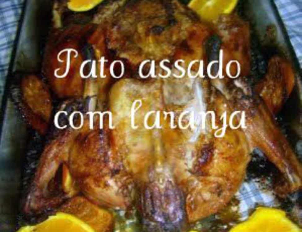 Pato assado laranja Petiscos Receitas Gastronomia e Culinária