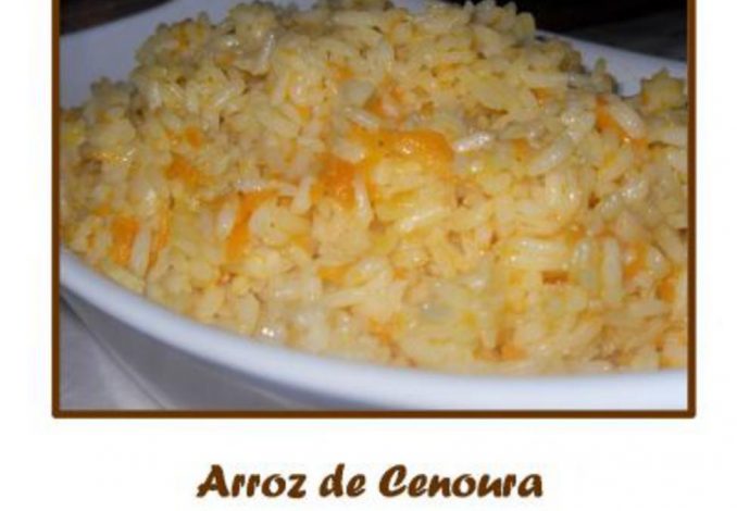 Arroz De Cenoura - Petiscos.com - Receitas, Gastronomia E Culinária