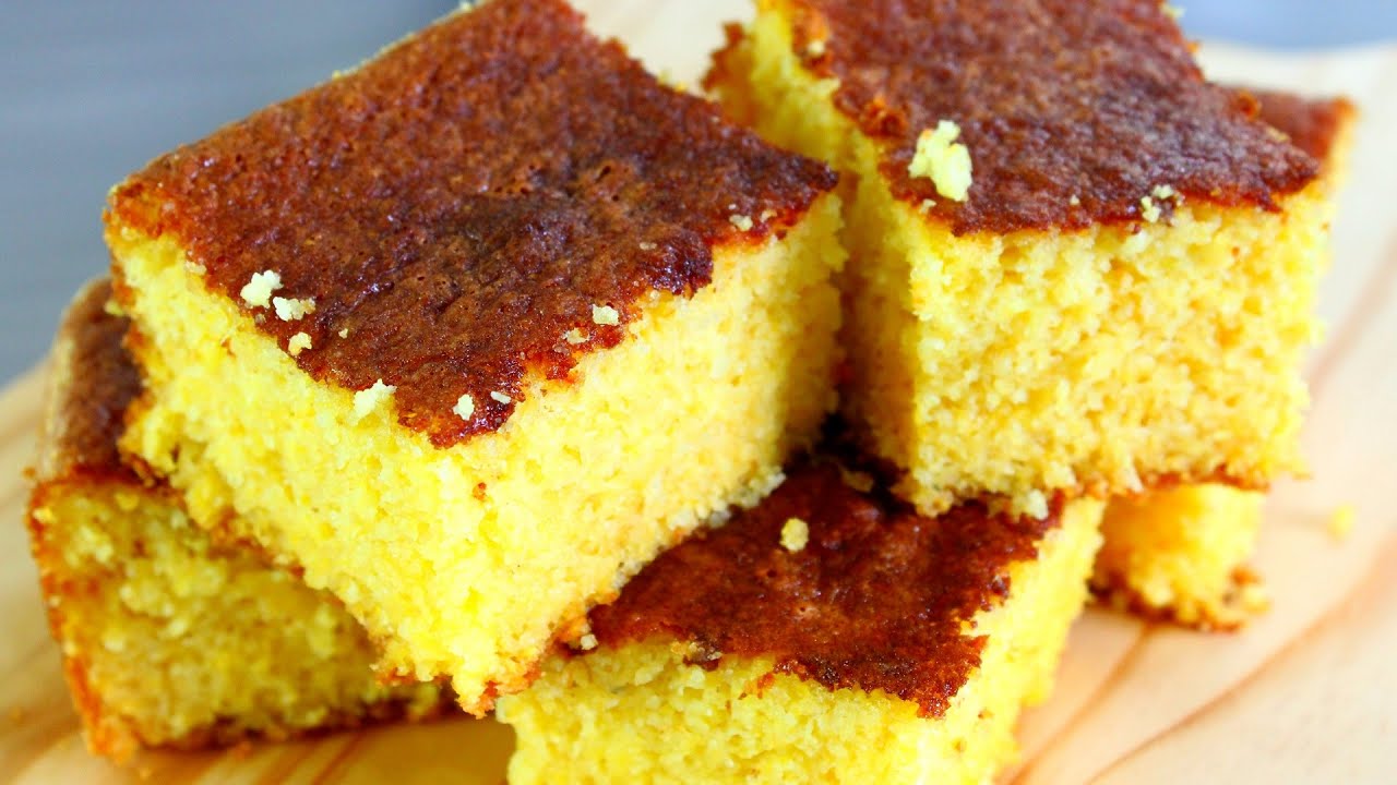 Bolo de milho de lata de liquidificador: receita fácil com textura fofinha  e sabor de padaria - TudoGostoso