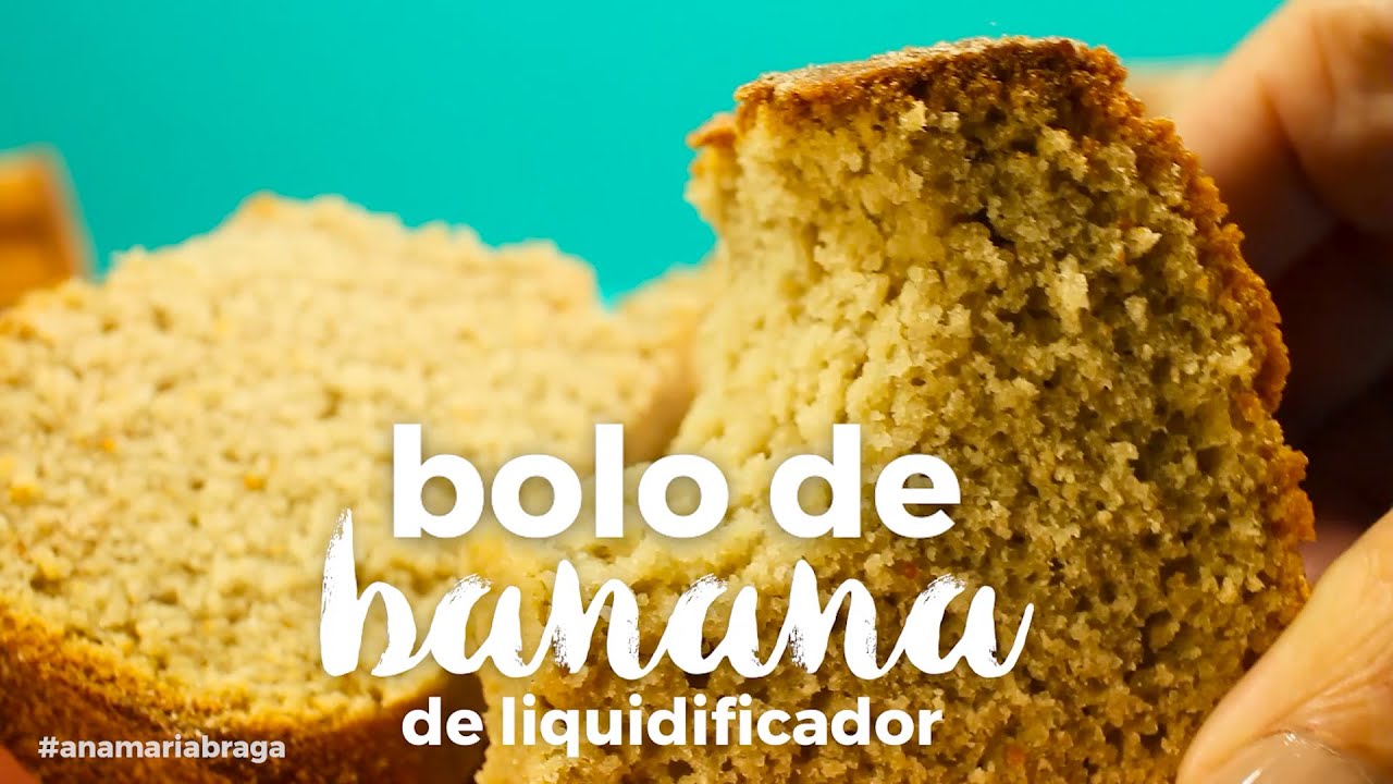 Receita de bolo de banana-da-terra • Ana Maria Braga